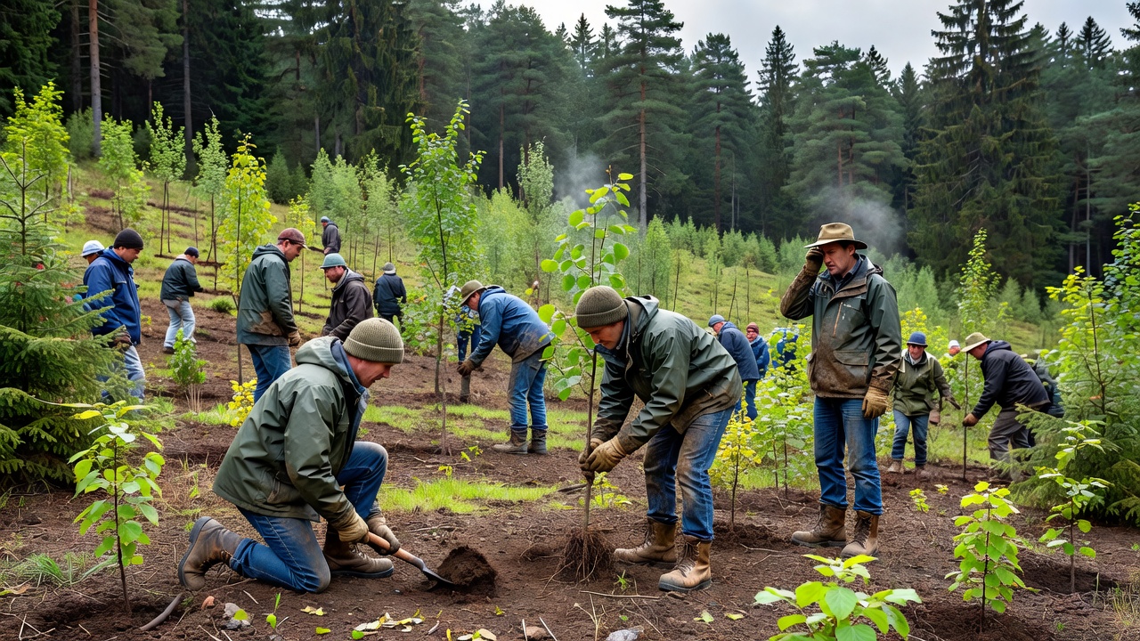 Reforestation Project Expands Silberwald Tree Cover